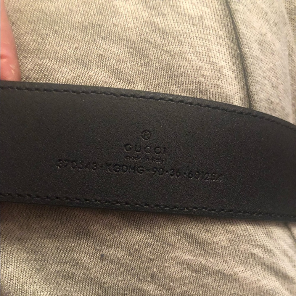 Gucci navy monogram belt NWT unisex - Picture 4 of 7